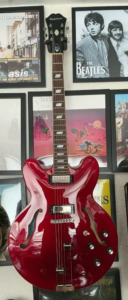 Epiphone Riviera (2021 Sparkling Burgundy) - Image 1