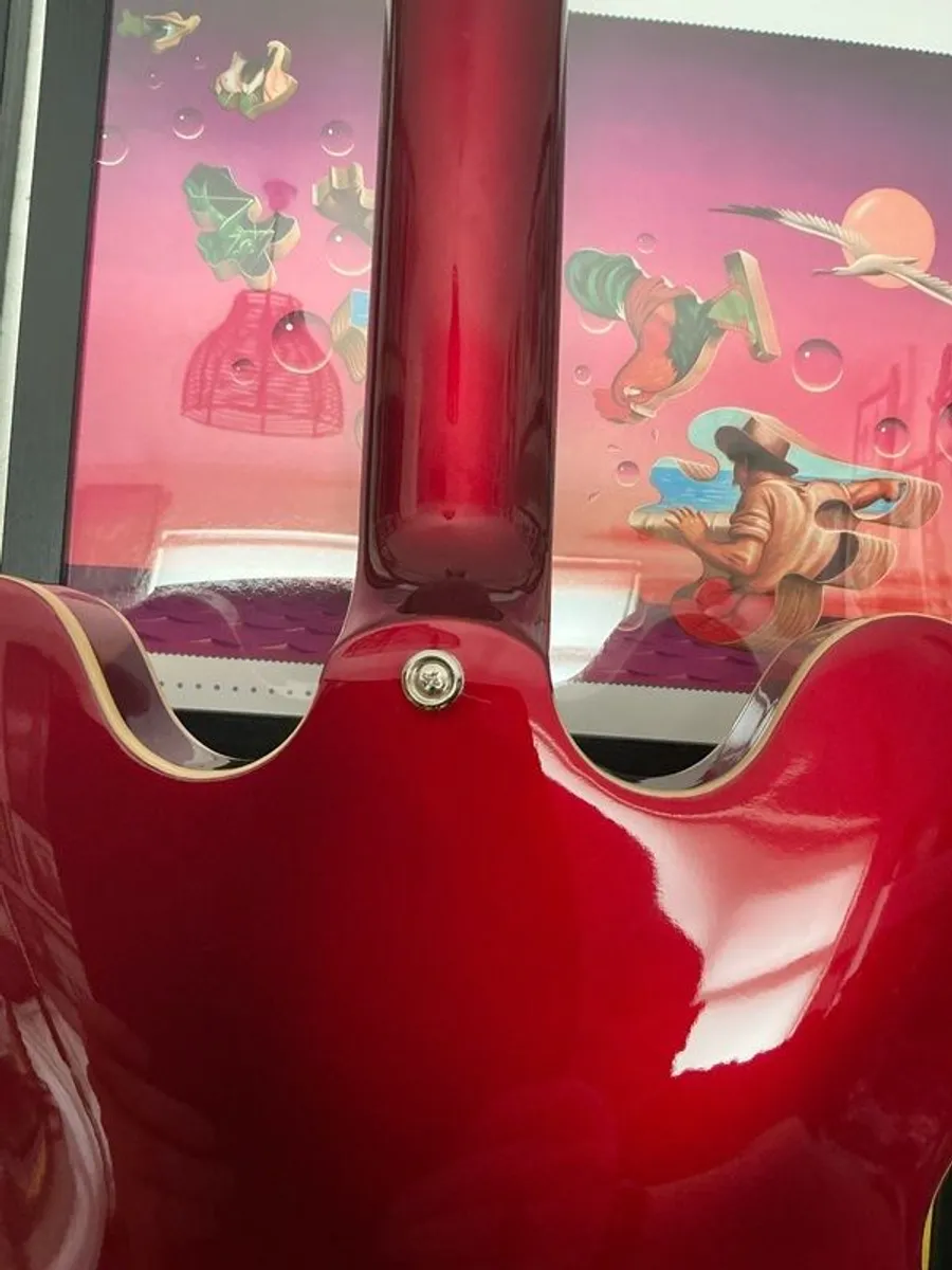 Epiphone Riviera (2021 Sparkling Burgundy) - Image 2