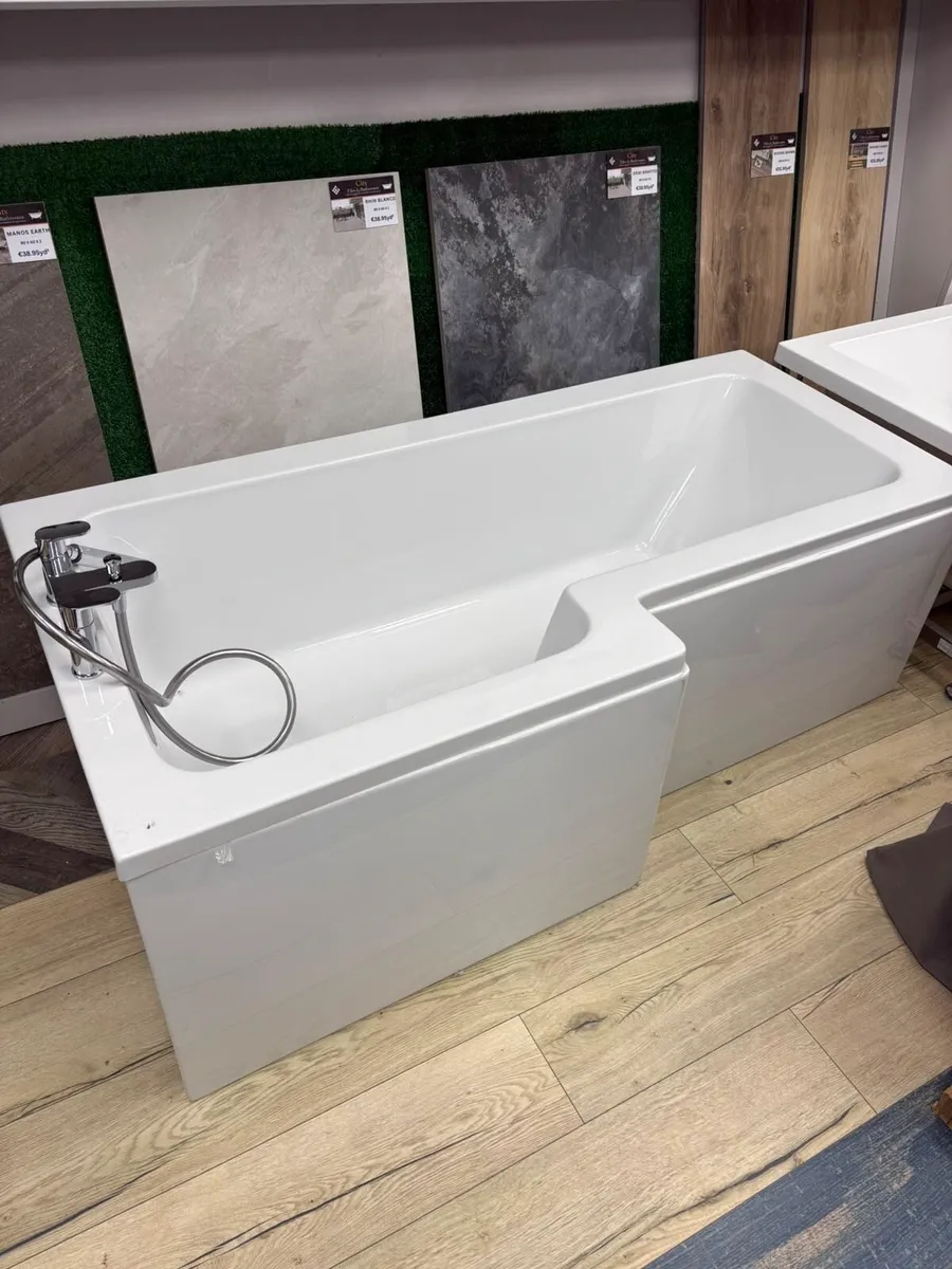 L-Shape shower bath - Image 1
