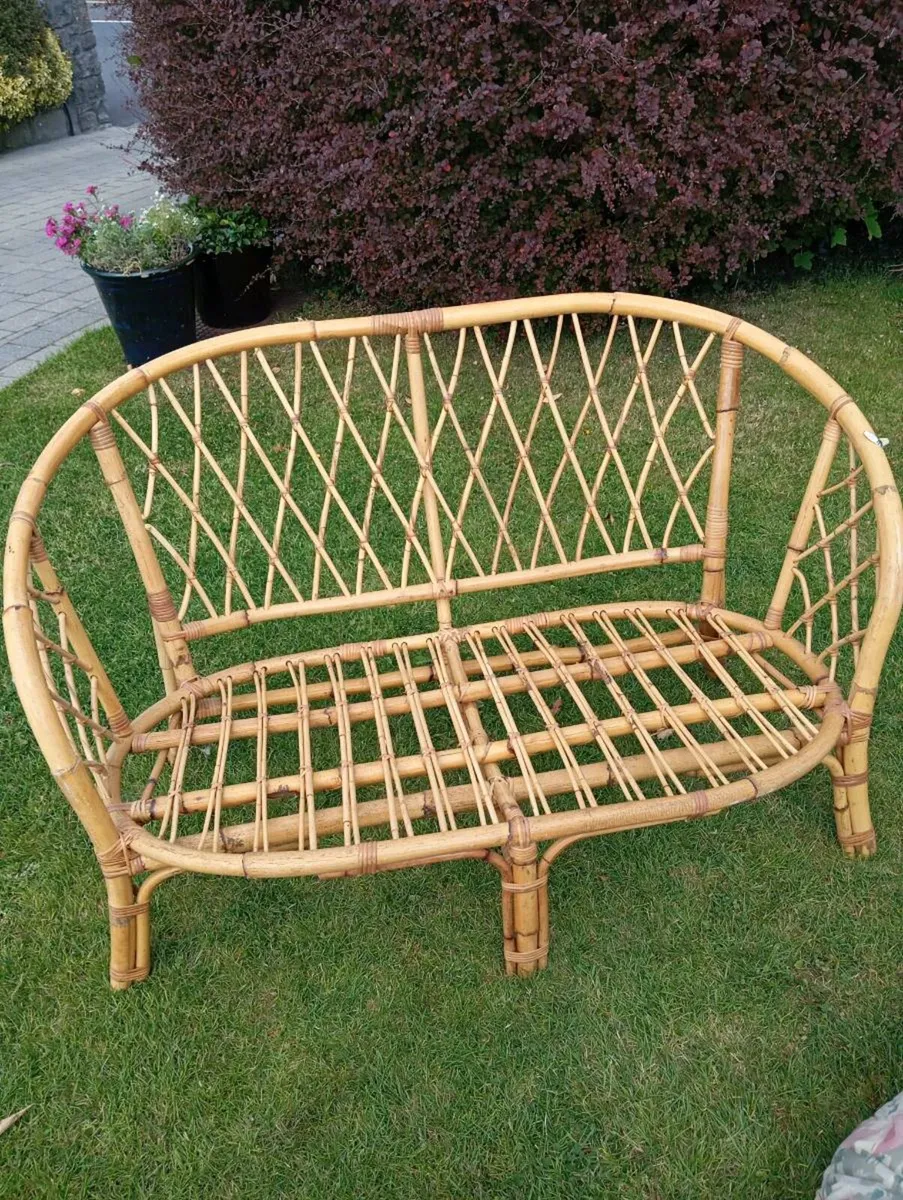 Cane seat and chair . - Image 3