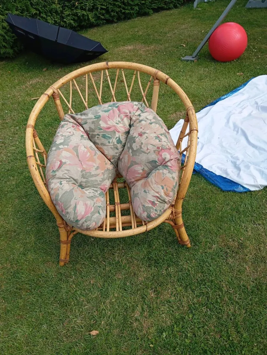 Cane seat and chair . - Image 4