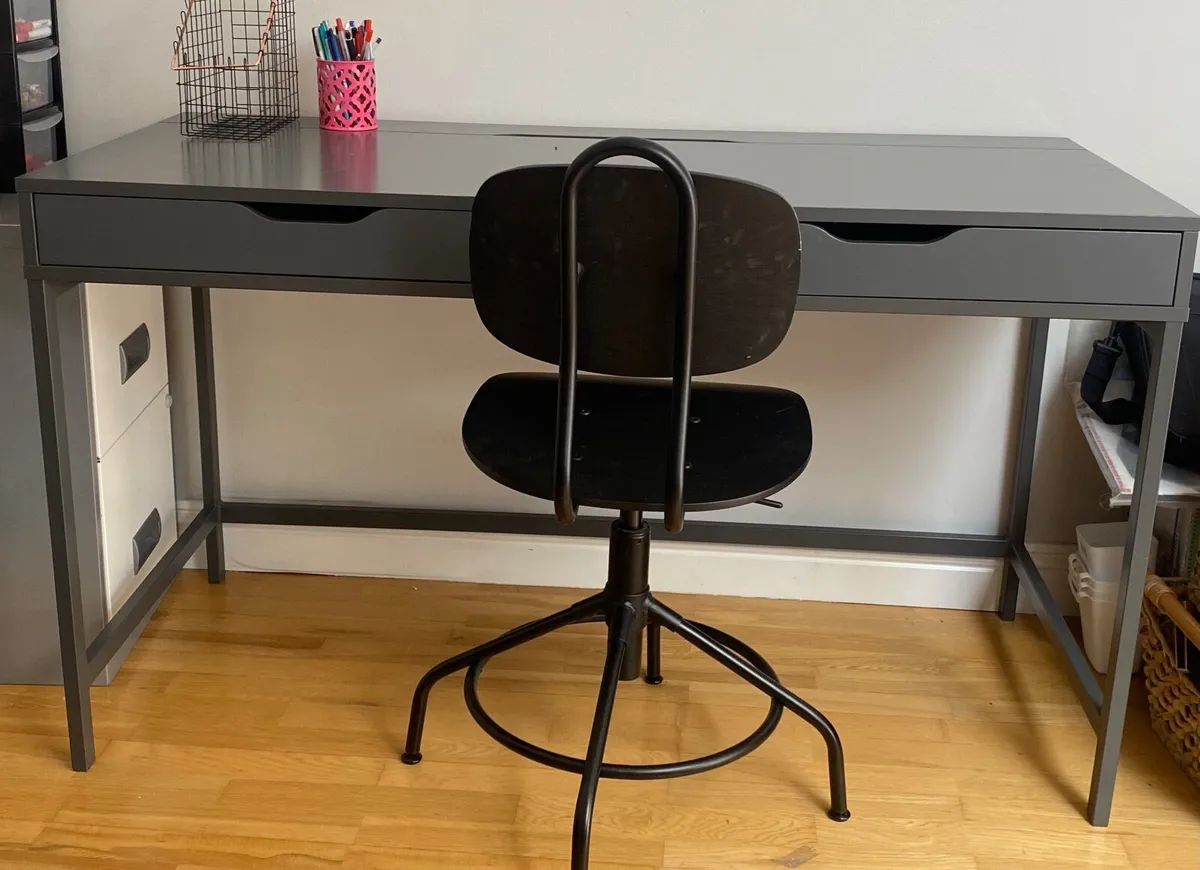 Office Desk, Chair and Drawers - Image 1