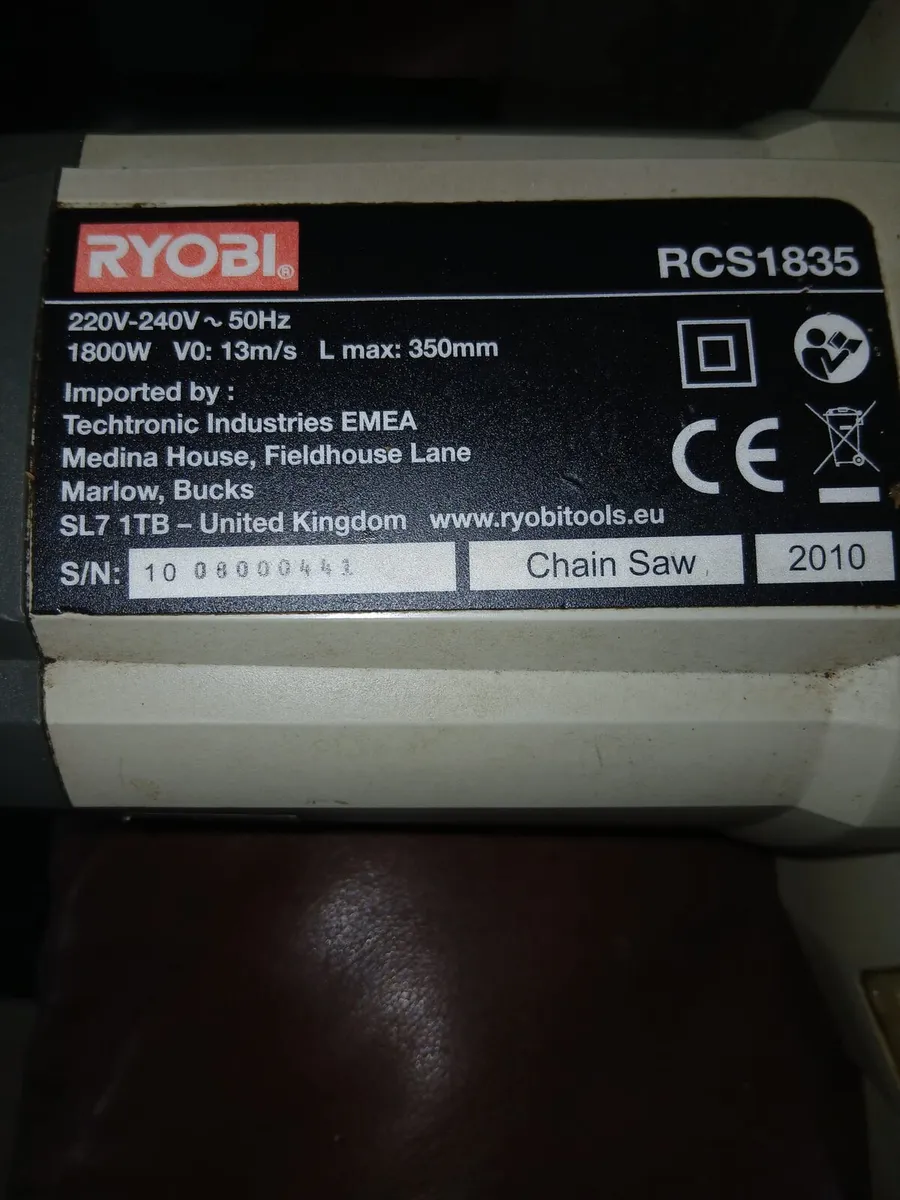 Ryobi chainsaw - Image 2