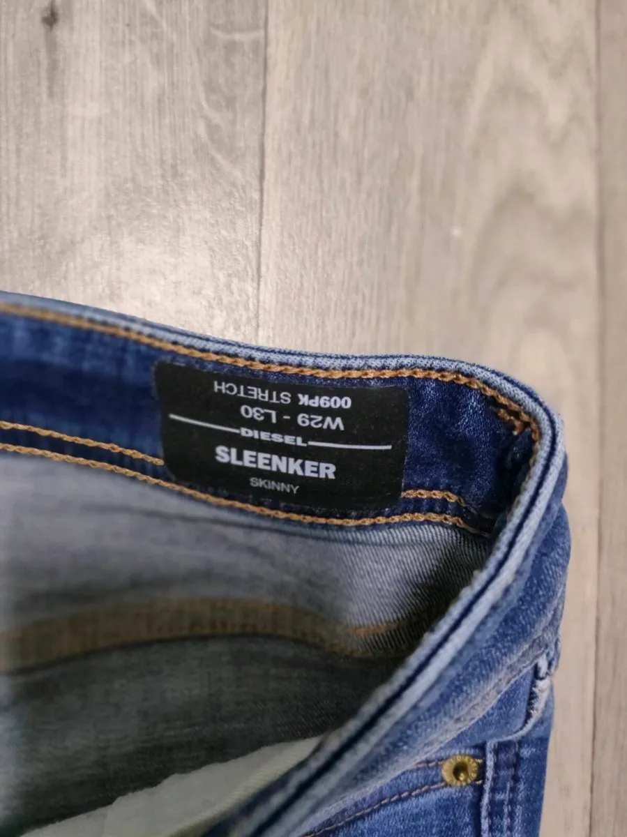 Diesel Sleeker Skinny Jeans Mens W30 L31 - Image 4