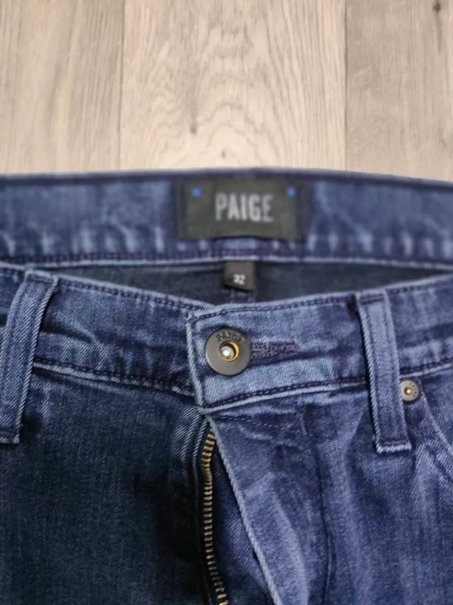 Paige Federal Straight Leg Jeans Mens W34 L30 - Image 4