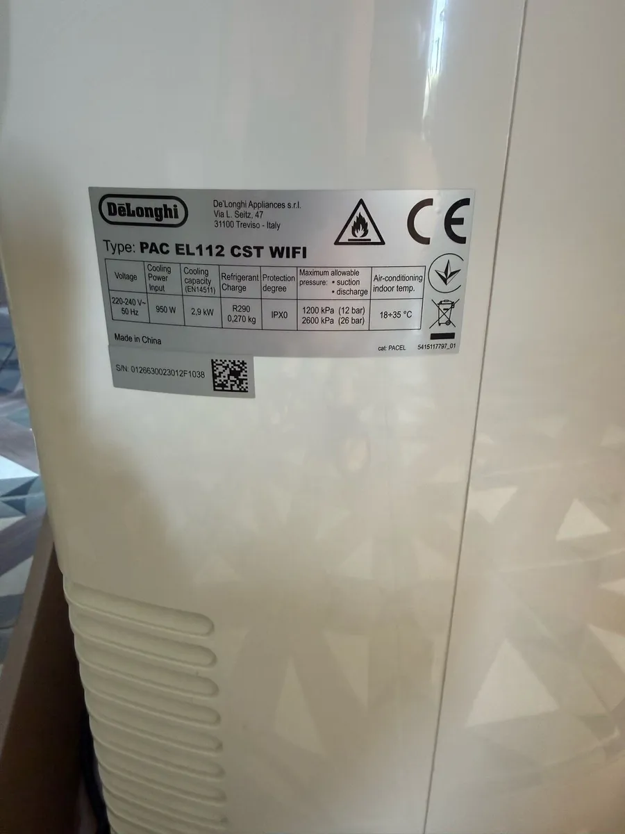 DeLonghi PACEL112 CST Wi Fi Air Conditioner - Image 2