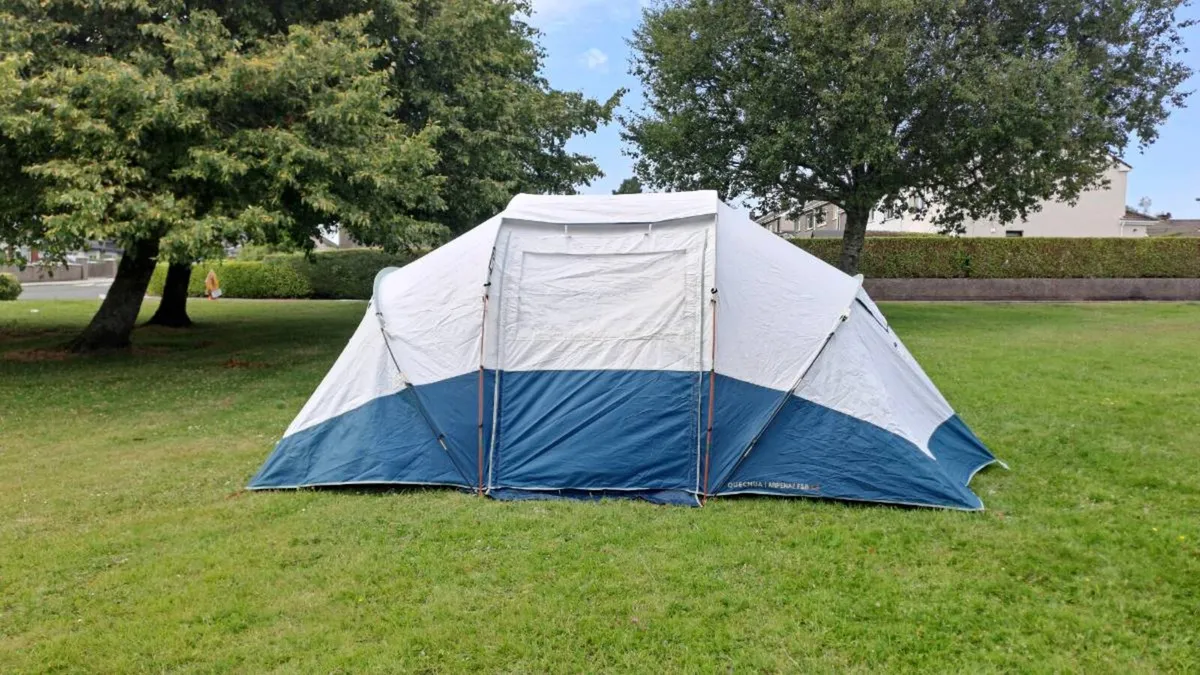 Decathlon Arpenaz (4 person) Tent (Fresh & Black) - Image 2