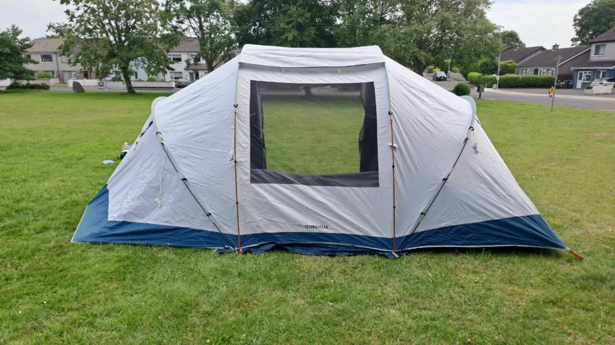 Decathlon Arpenaz (4 person) Tent (Fresh & Black) - Image 4