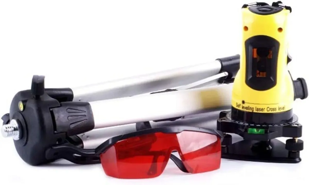 Rotary Laser Level Self Leveling with Accessories - Image 3