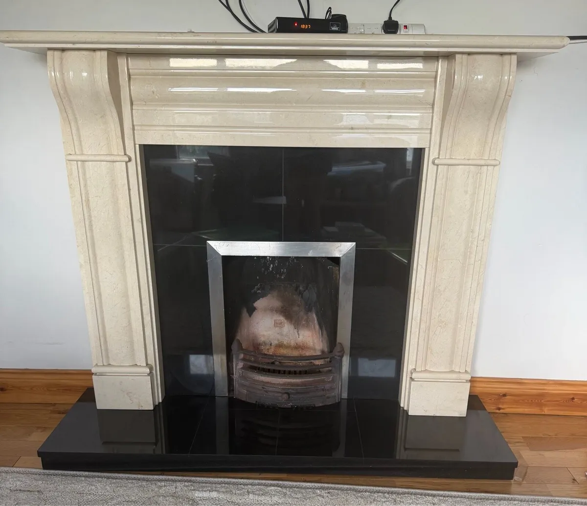 60” Granite Fire Place - Image 2