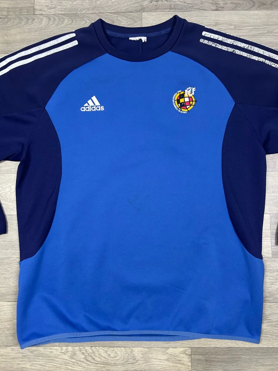 Vintage 2001 Adidas Spain Sweatshirt Mens L/XL - Image 2