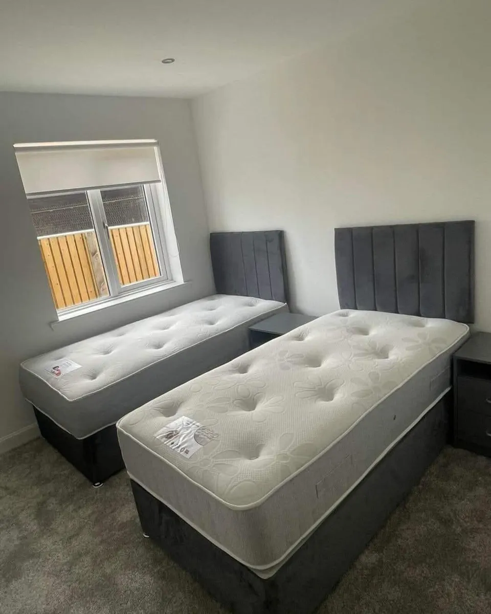 Divan Double & King Size Bed Frame With Mattress - Image 2