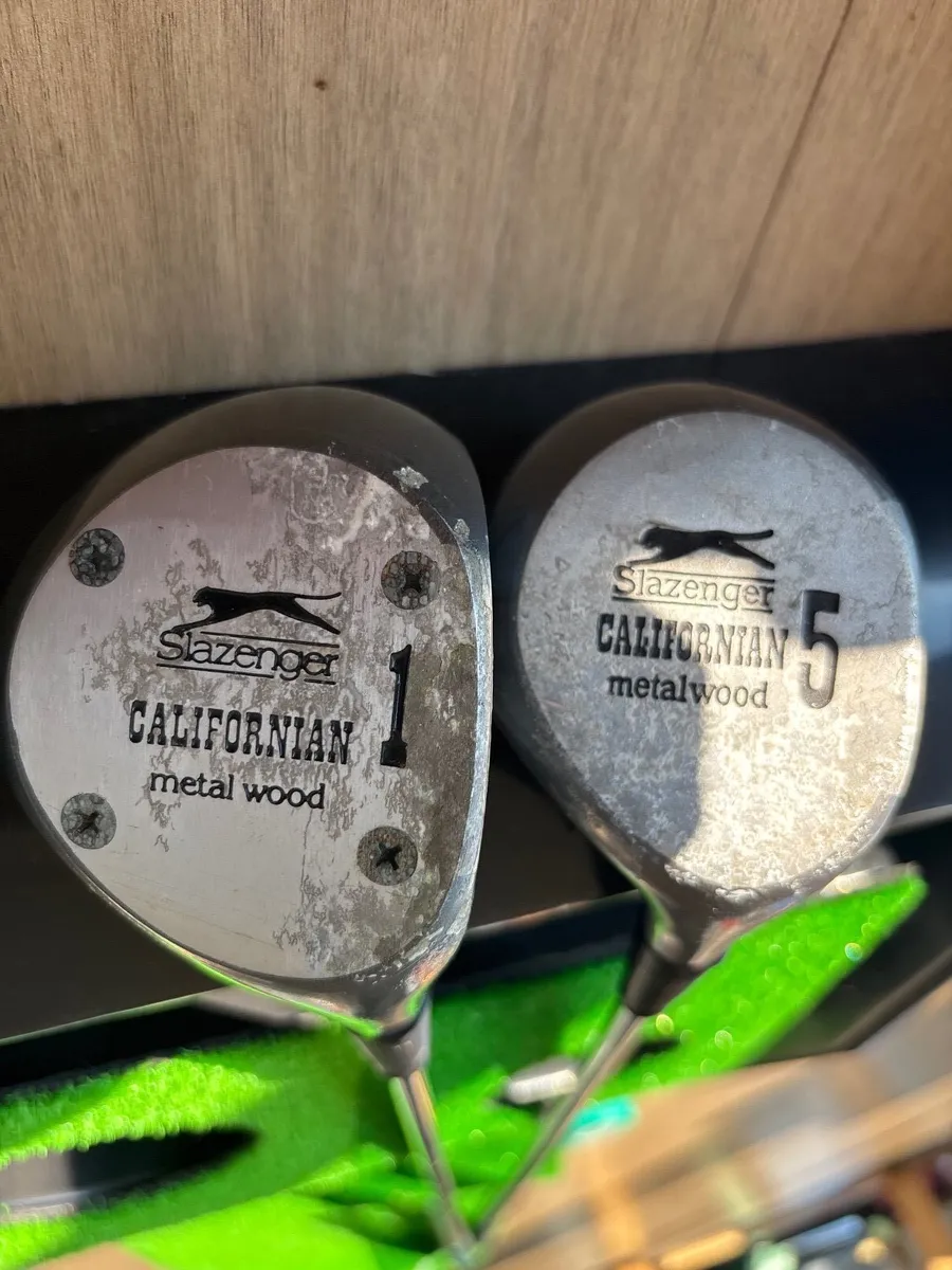 Slazenger California metal woods - Image 1