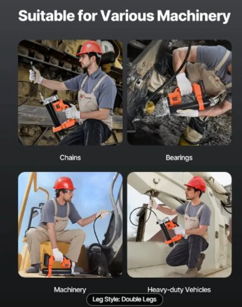Cordless Grease Gun,8000 PSI Max Pressure,Electric - Image 3