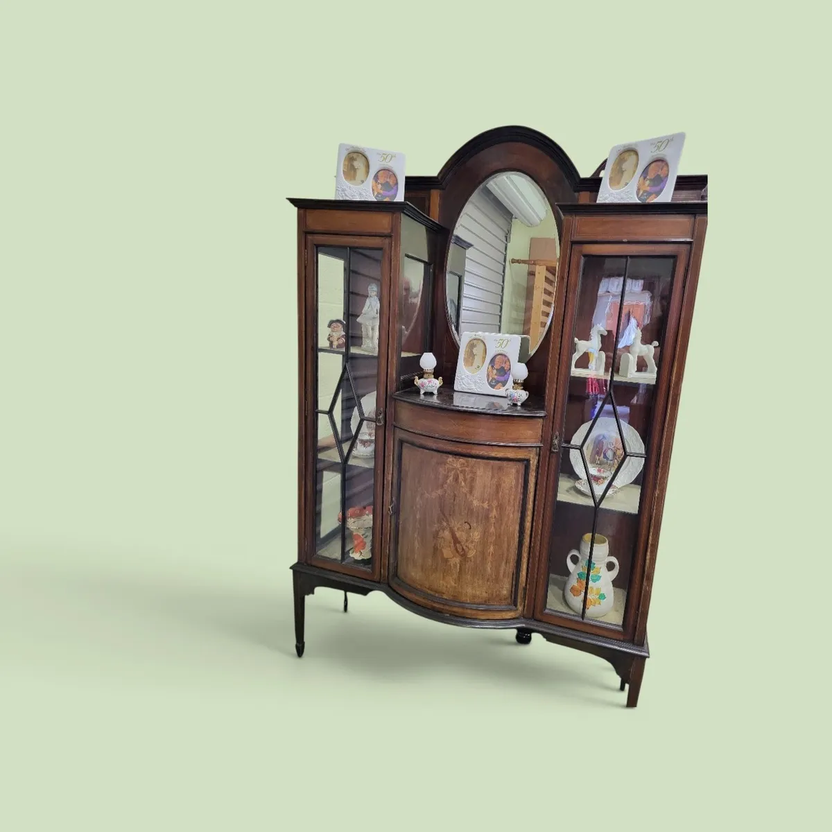 Beautiful Antique Display Cabinet - Image 1