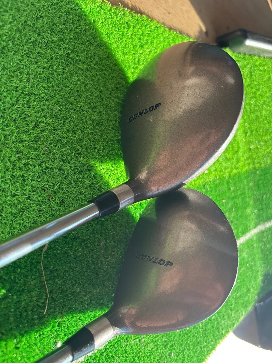 Dunlop driver and Dunlop 5 wood - Image 2