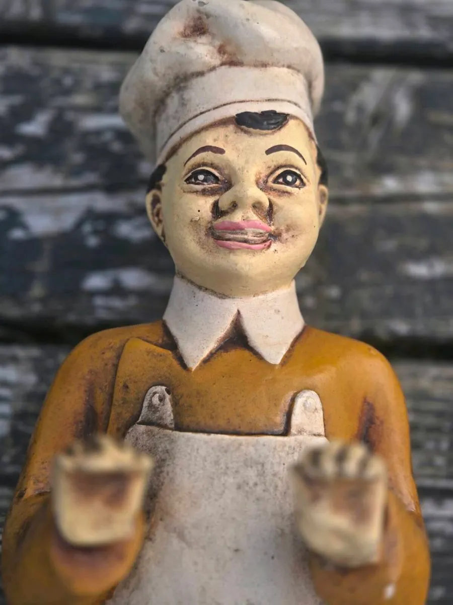 Vintage Baker Chef Statue - Image 3