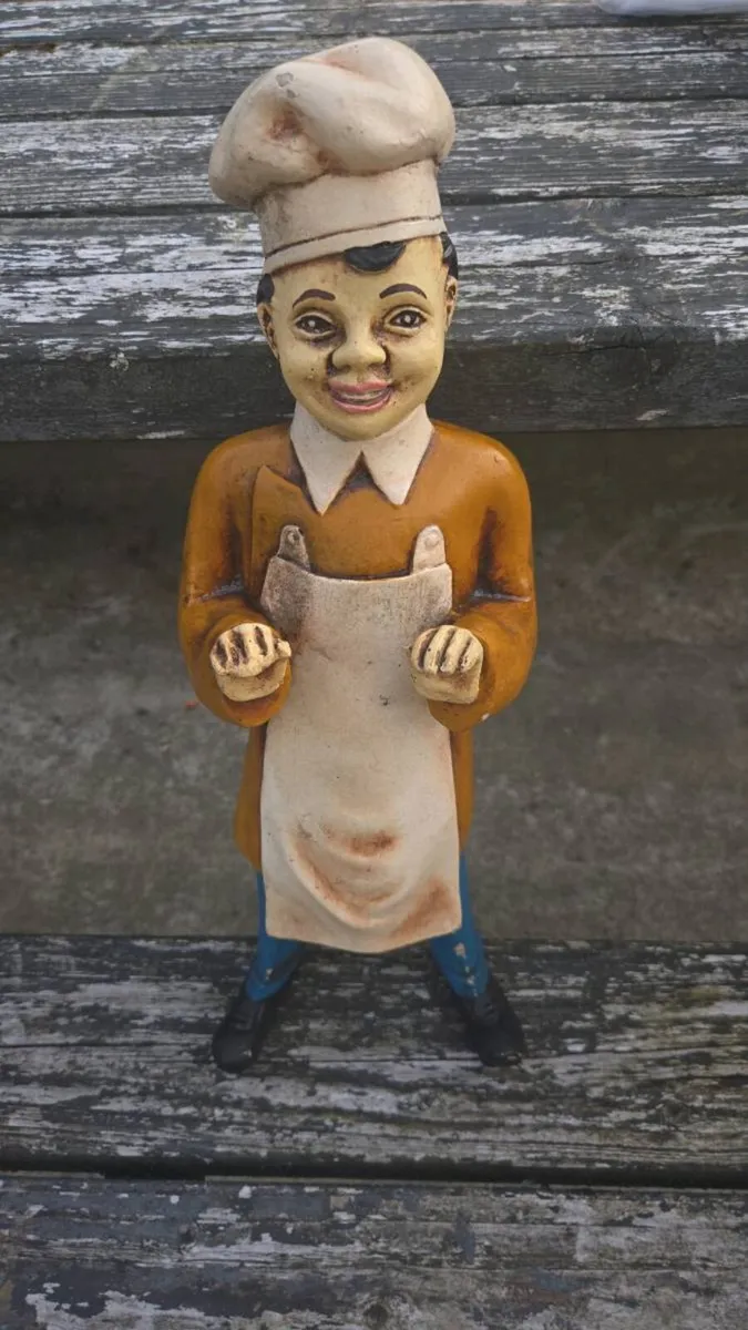 Vintage Baker Chef Statue - Image 1