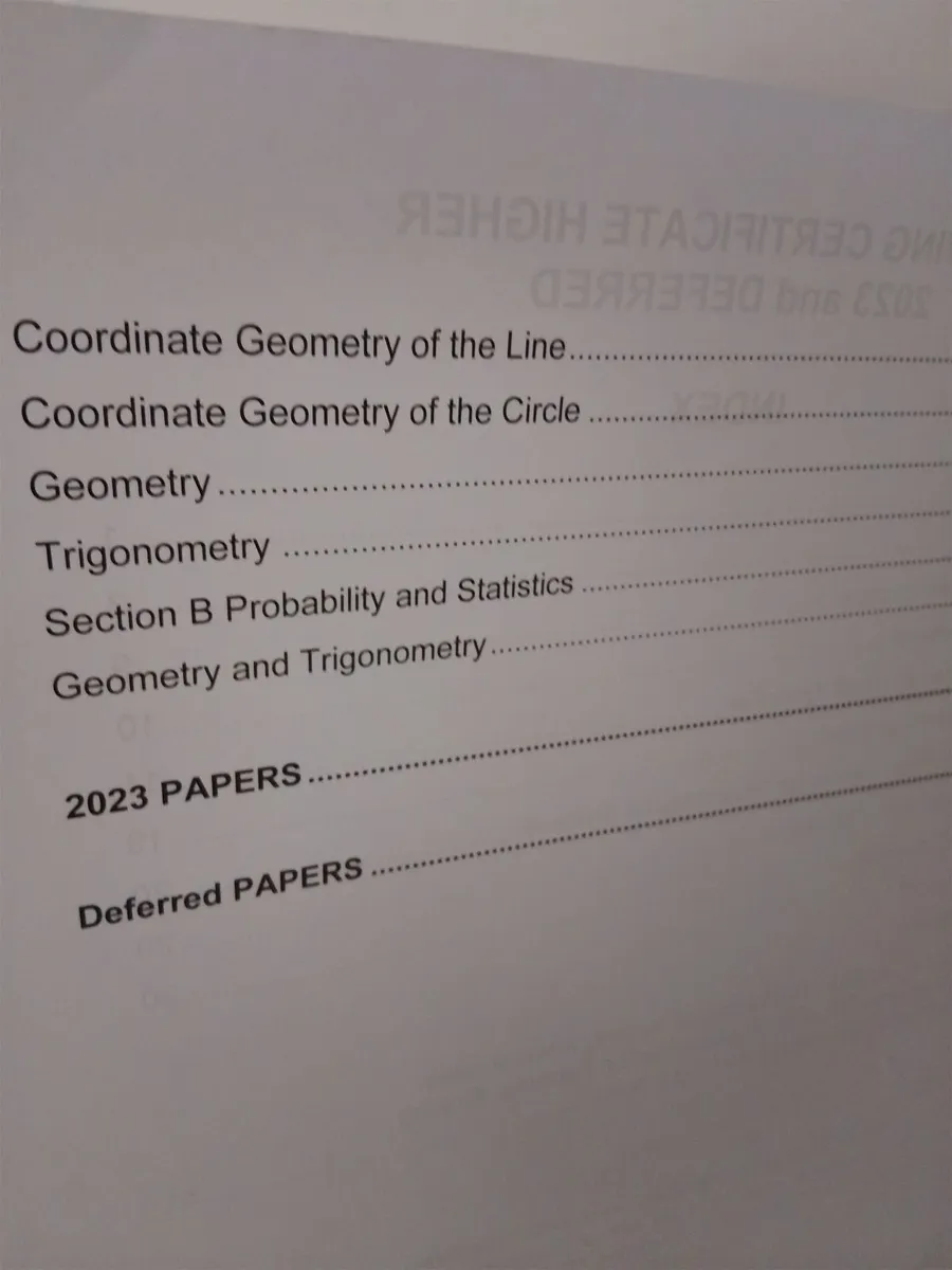 Leaving cert HL Maths Solutions - Image 4