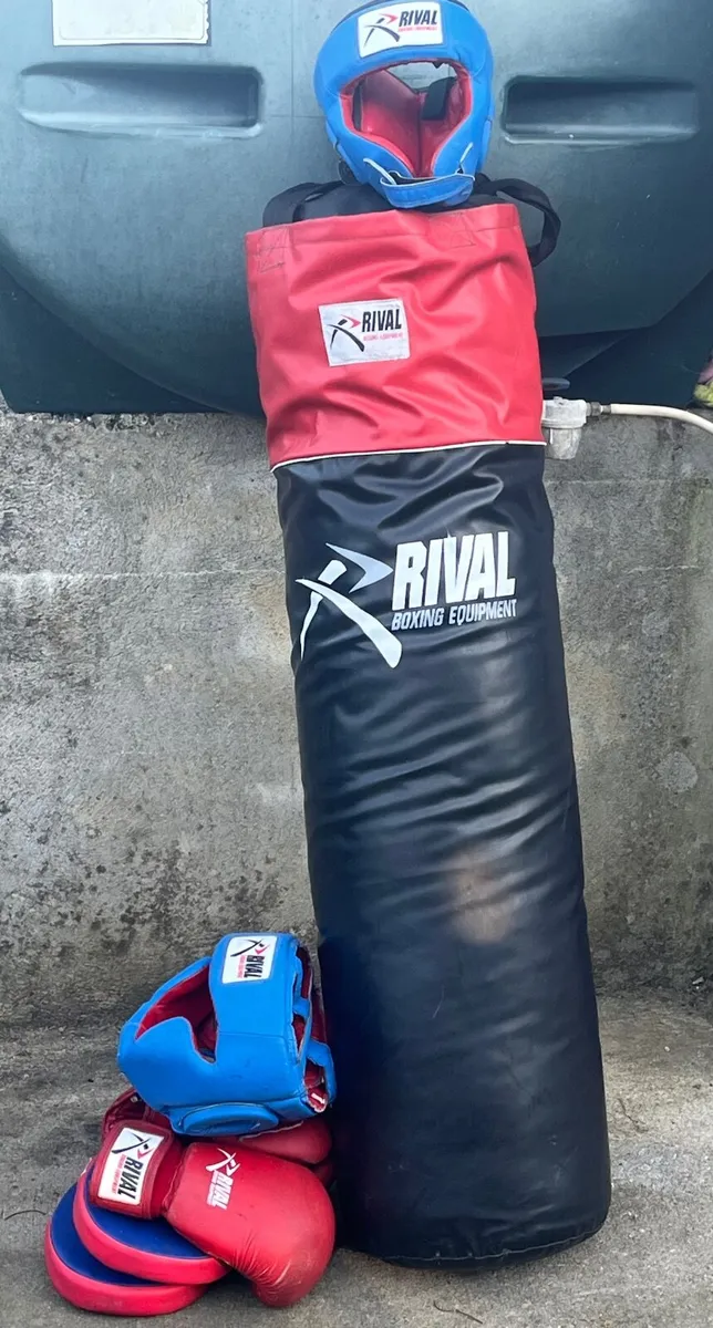 Rival Boxing Bundle – Heavy Bag, Gloves, Headguard - Image 2