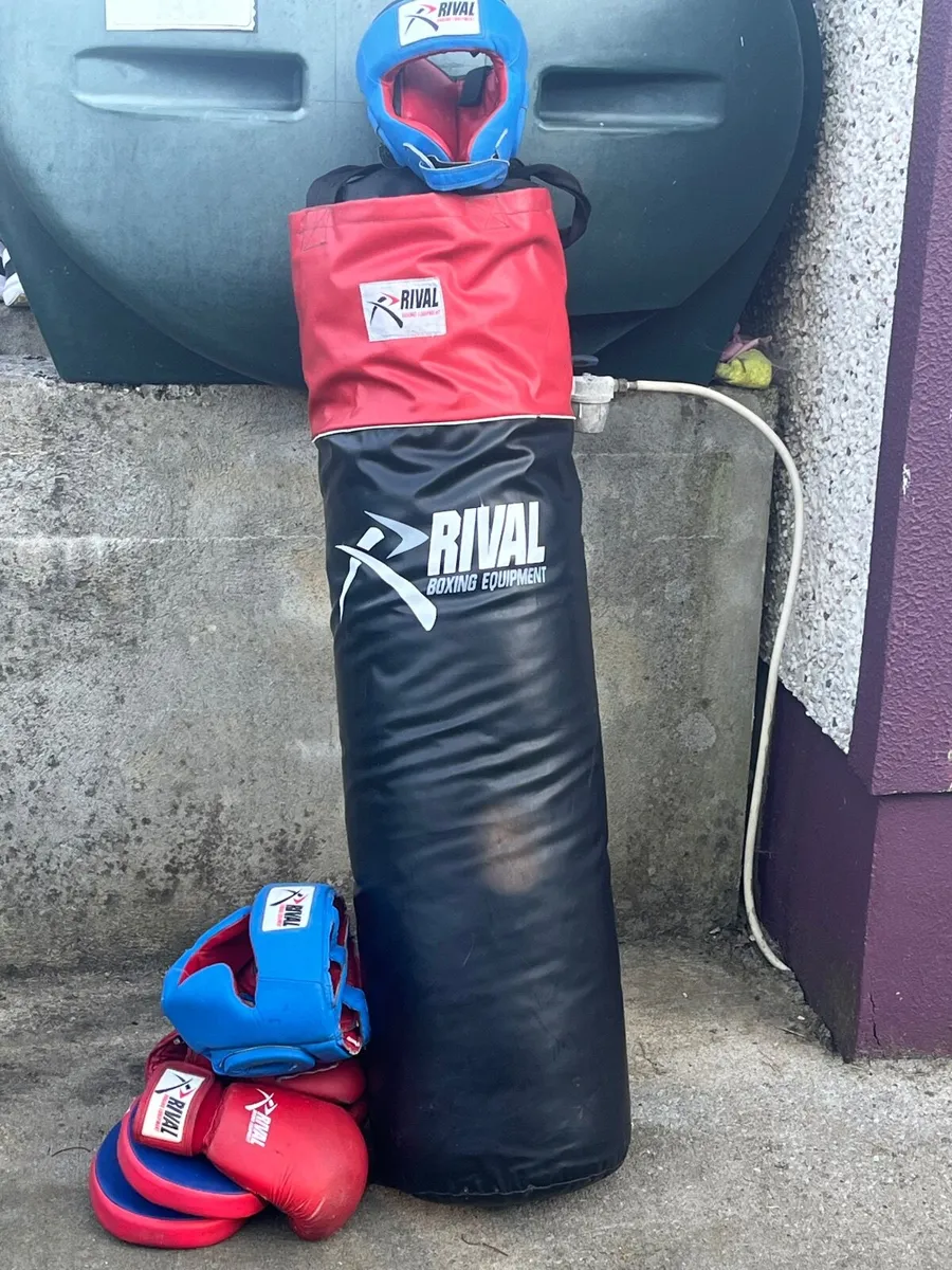 Rival Boxing Bundle – Heavy Bag, Gloves, Headguard - Image 4