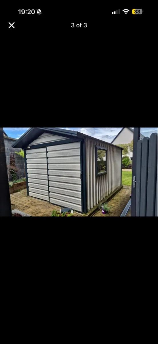 Steel shed 4m x 3m - Image 2