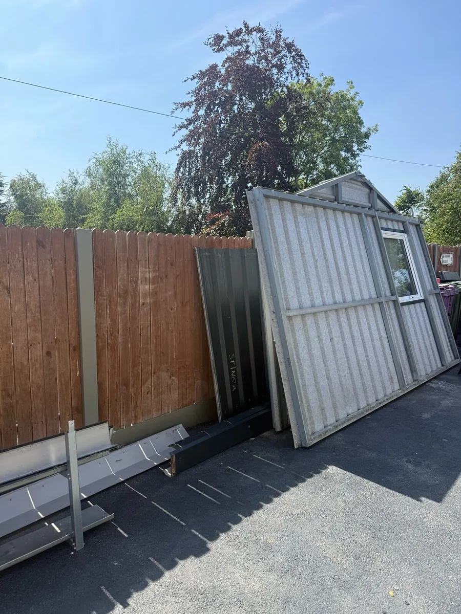 Steel shed 4m x 3m - Image 4
