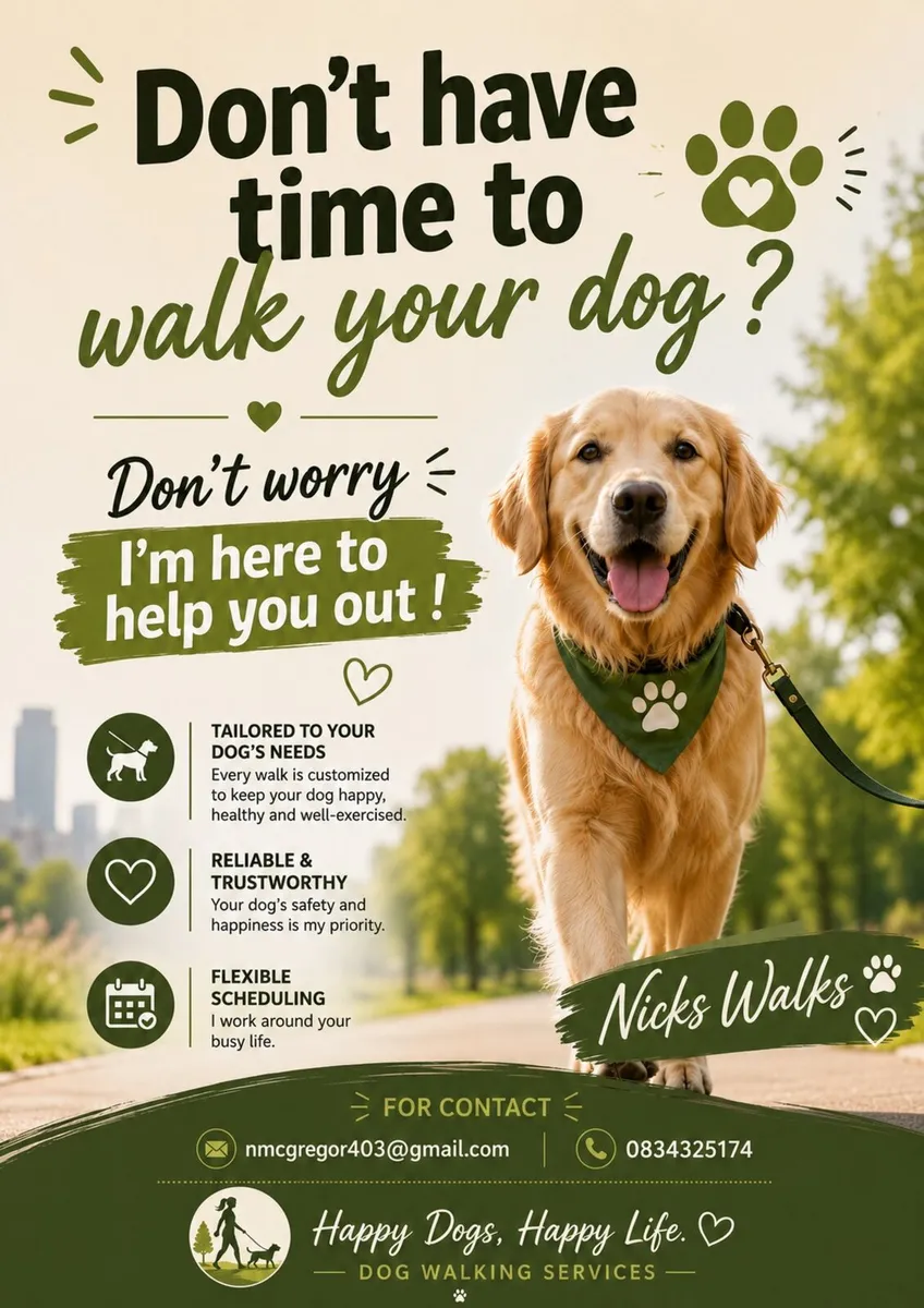 Dog walking - Image 1