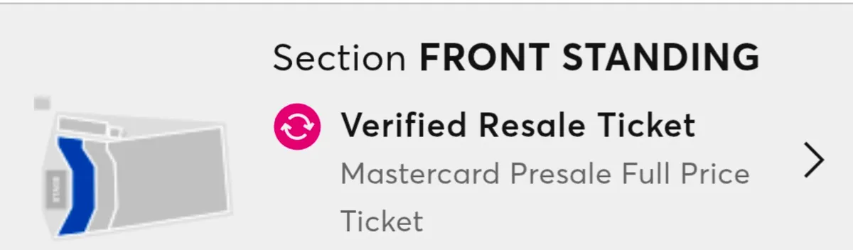Front standing - Luke Combs tickets - Sat 18th Jul - Image 2