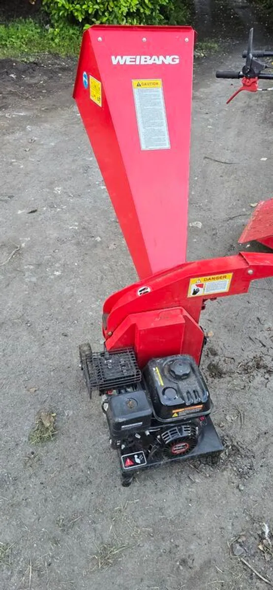 Apache RTT3 Rotavator and  Weibang Wood Chipper Both As New, Only Used Once - Image 1