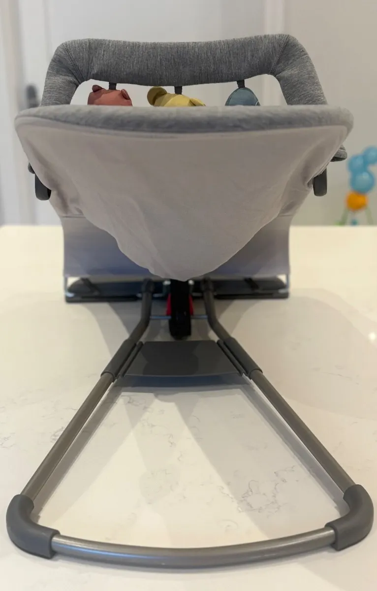 Baby Bjorn bouncer, bliss 3D jersey light grey - Image 3
