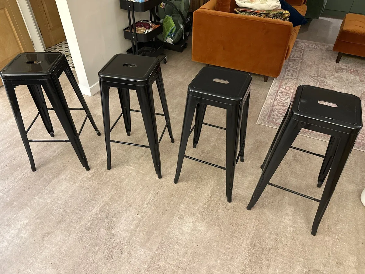 Set of 4 Stackable Stools - Image 1