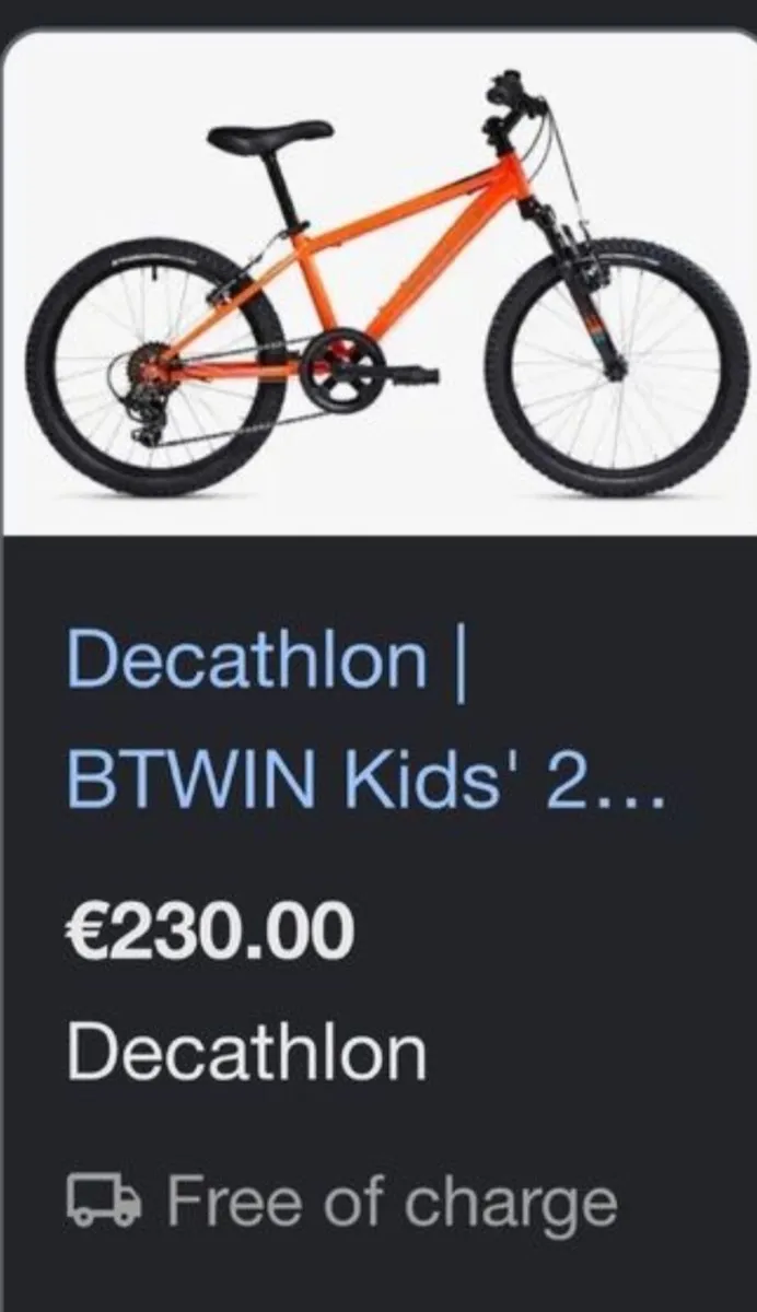 Kids 24 inch bicycle - Image 2
