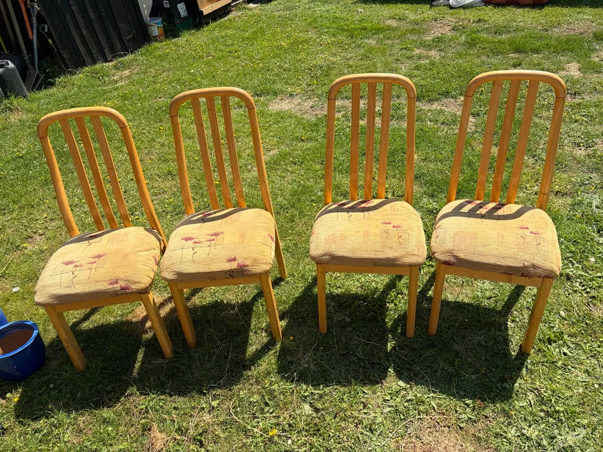 kitchen chairs 4 for €50 - Image 1