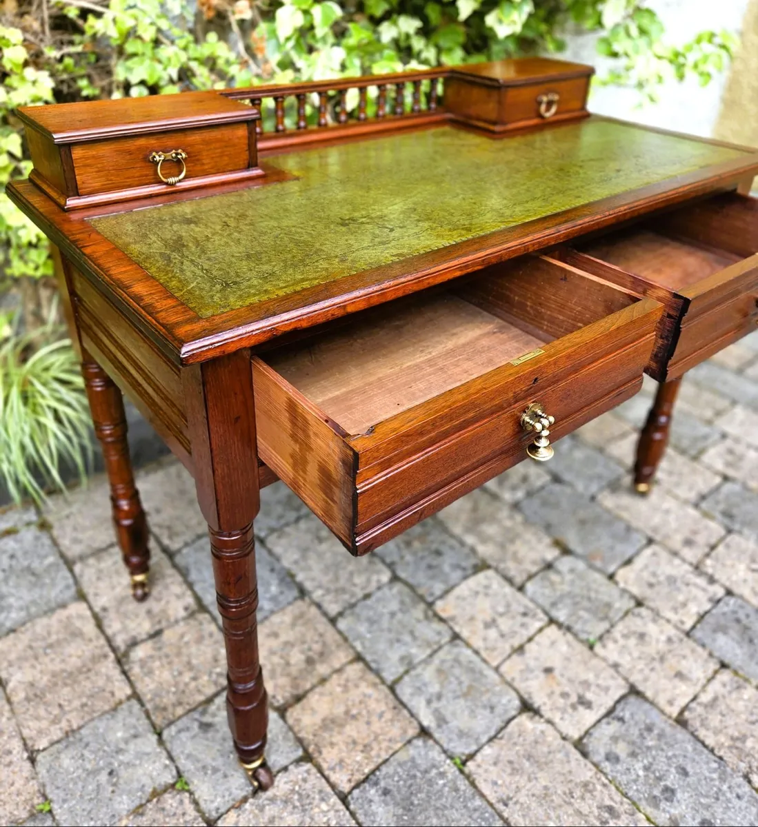 Edwardian Writing Desk- Circa 1900 - Image 4