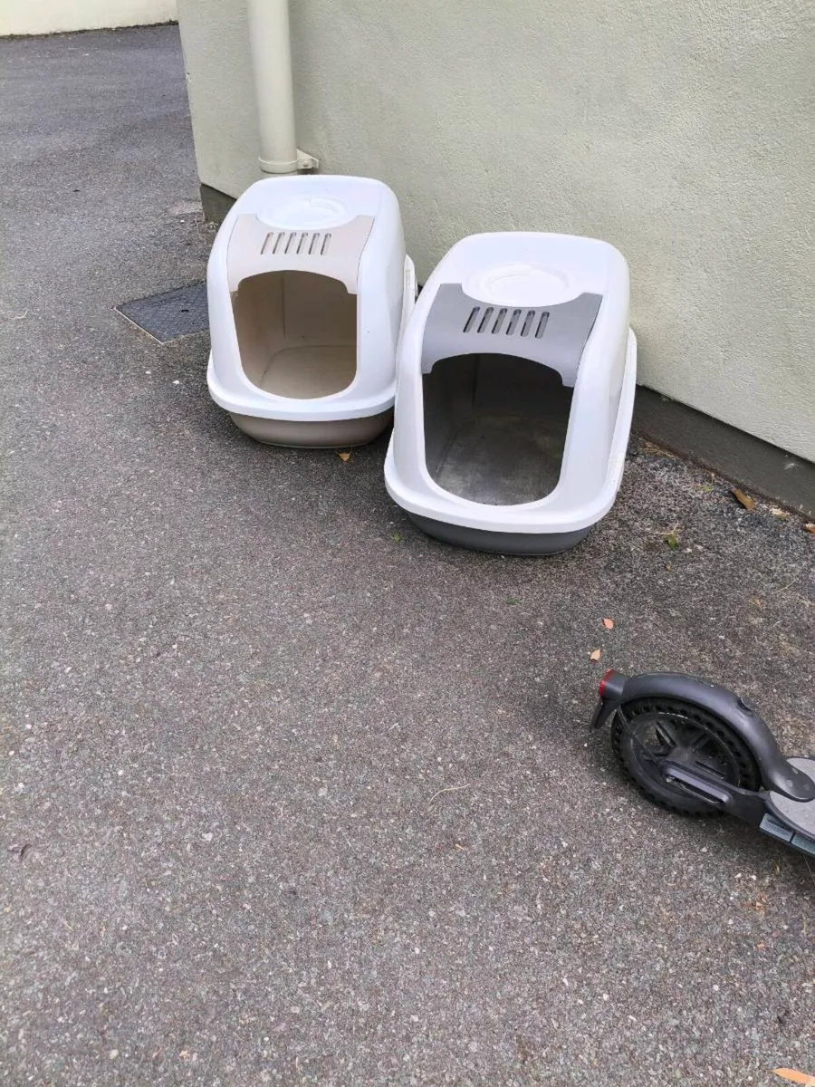 2new cat litter boxes,or can use for outside beds. - Image 2