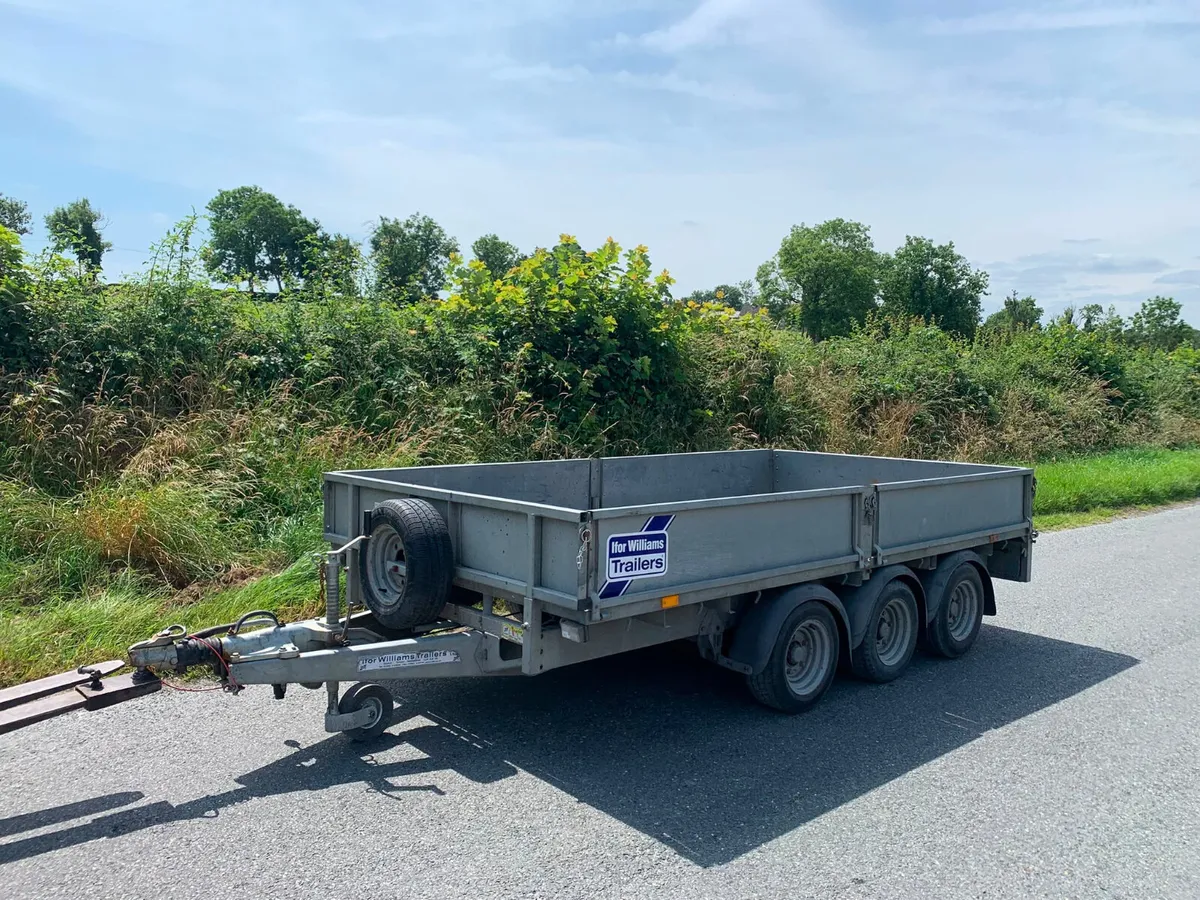 2018 Ifor Williams LM126 Tri axle (12x6’6) Trailer - Image 1
