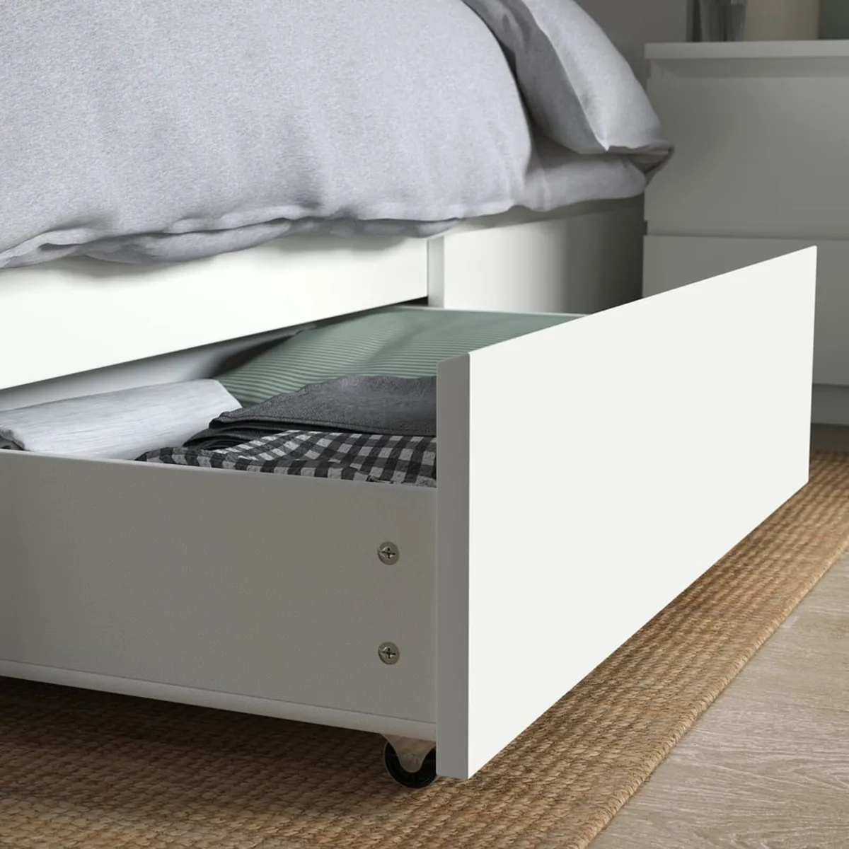 2 x malm ikea single bed frames - Image 3