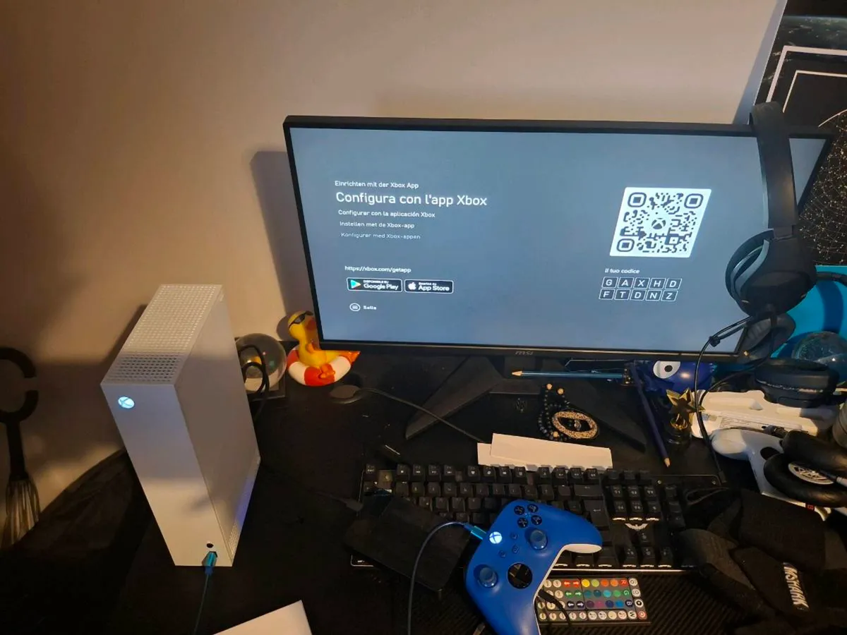 Xbox series s with MSI monitor. - Image 1