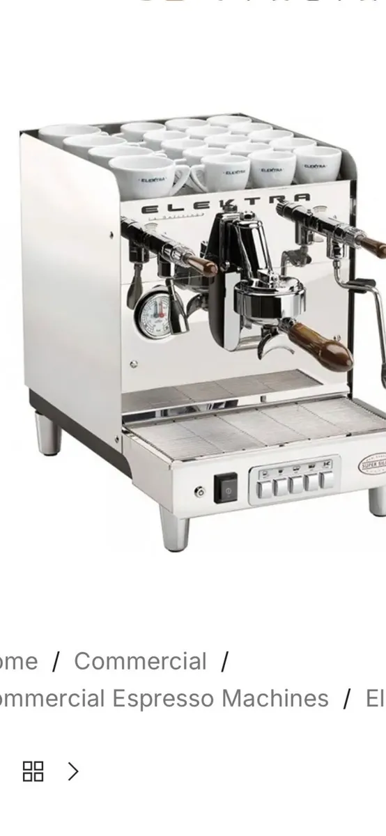 Elektra sixties coffee machine and Mazzer grinder - Image 1