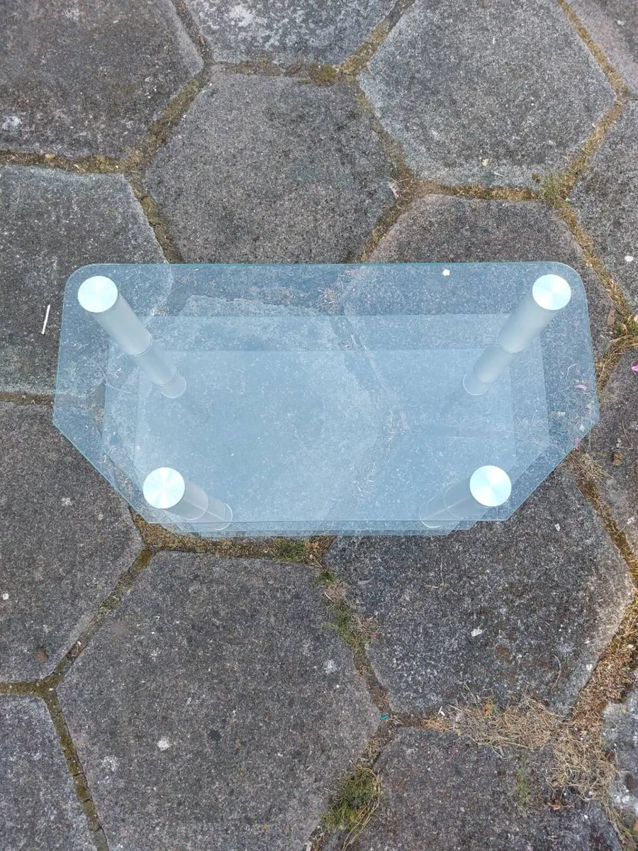 Glass Corner TV Stand - Image 2