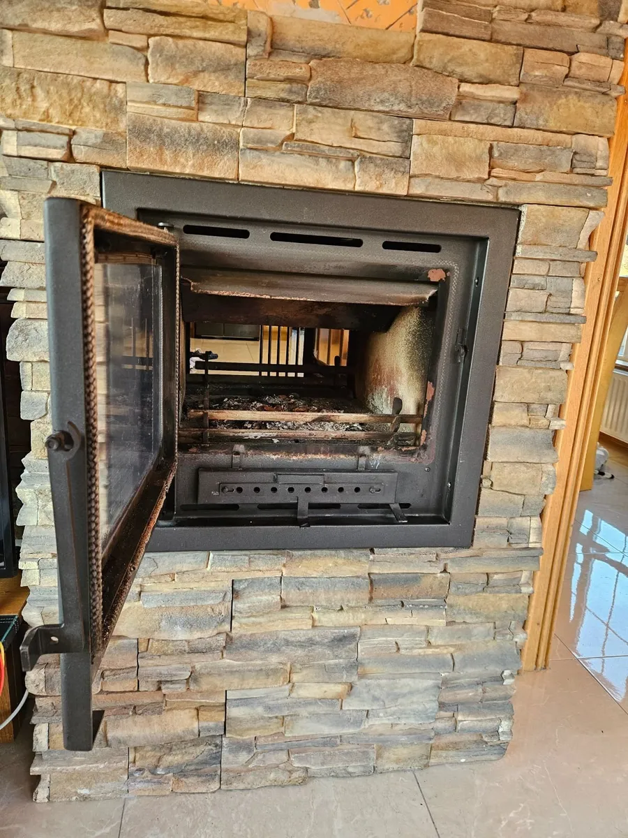 Double sided inset stove - Image 4