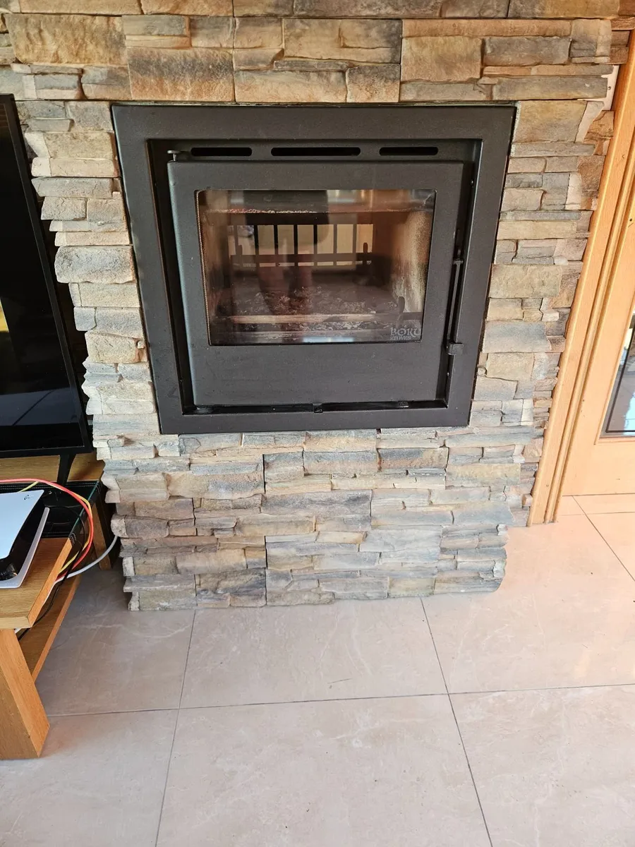 Double sided inset stove - Image 1