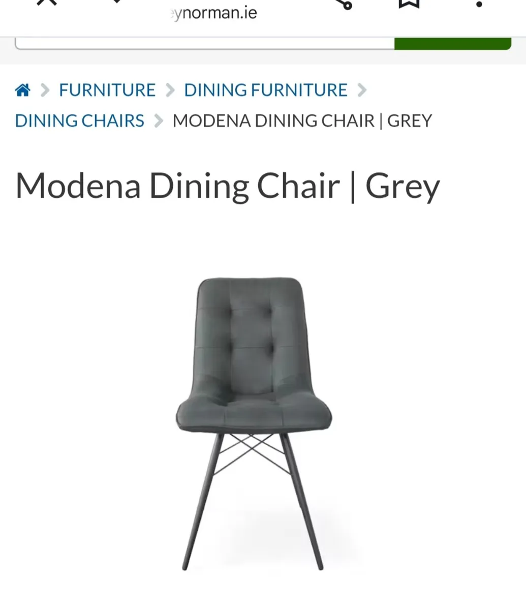 4 x Modena Dining Chairs - Image 3