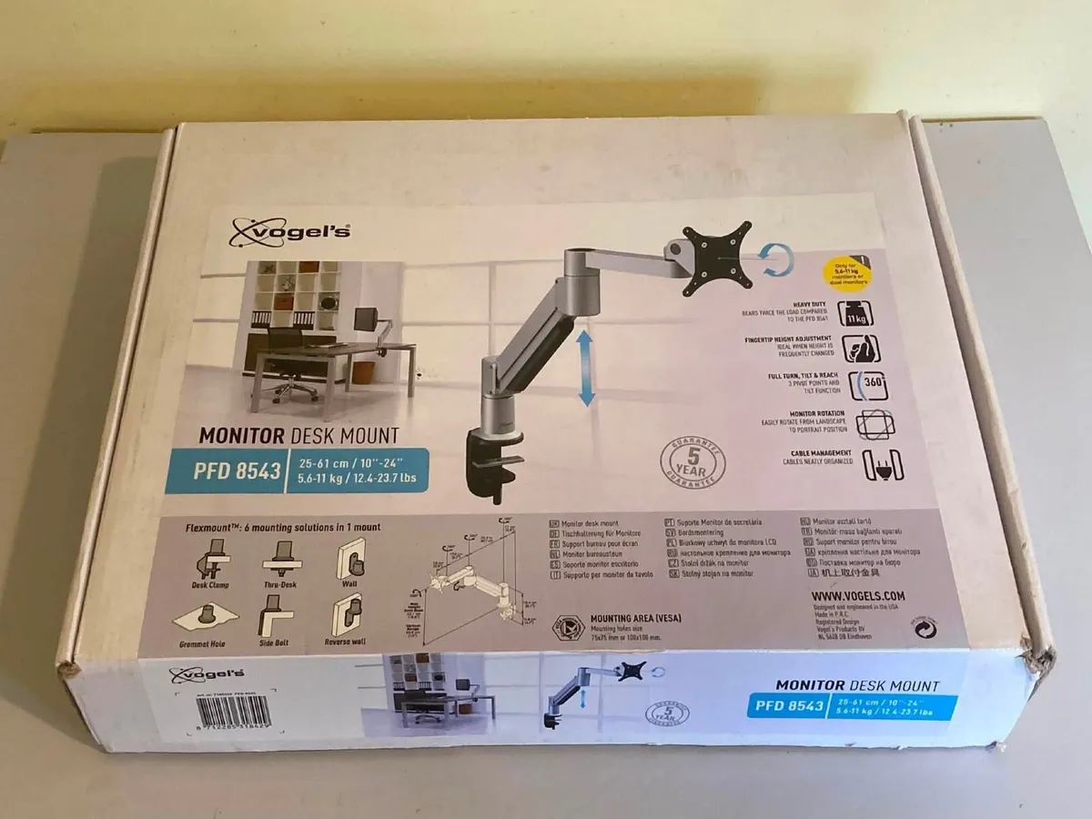 Vogel's PFD 8543 Premium Adjustable Monitor Arm - Image 1