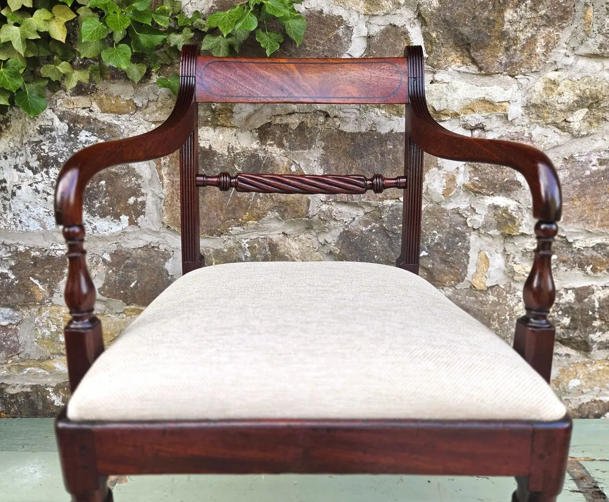 Georgian Mahogany Armchair- Circa 1810 - Image 2