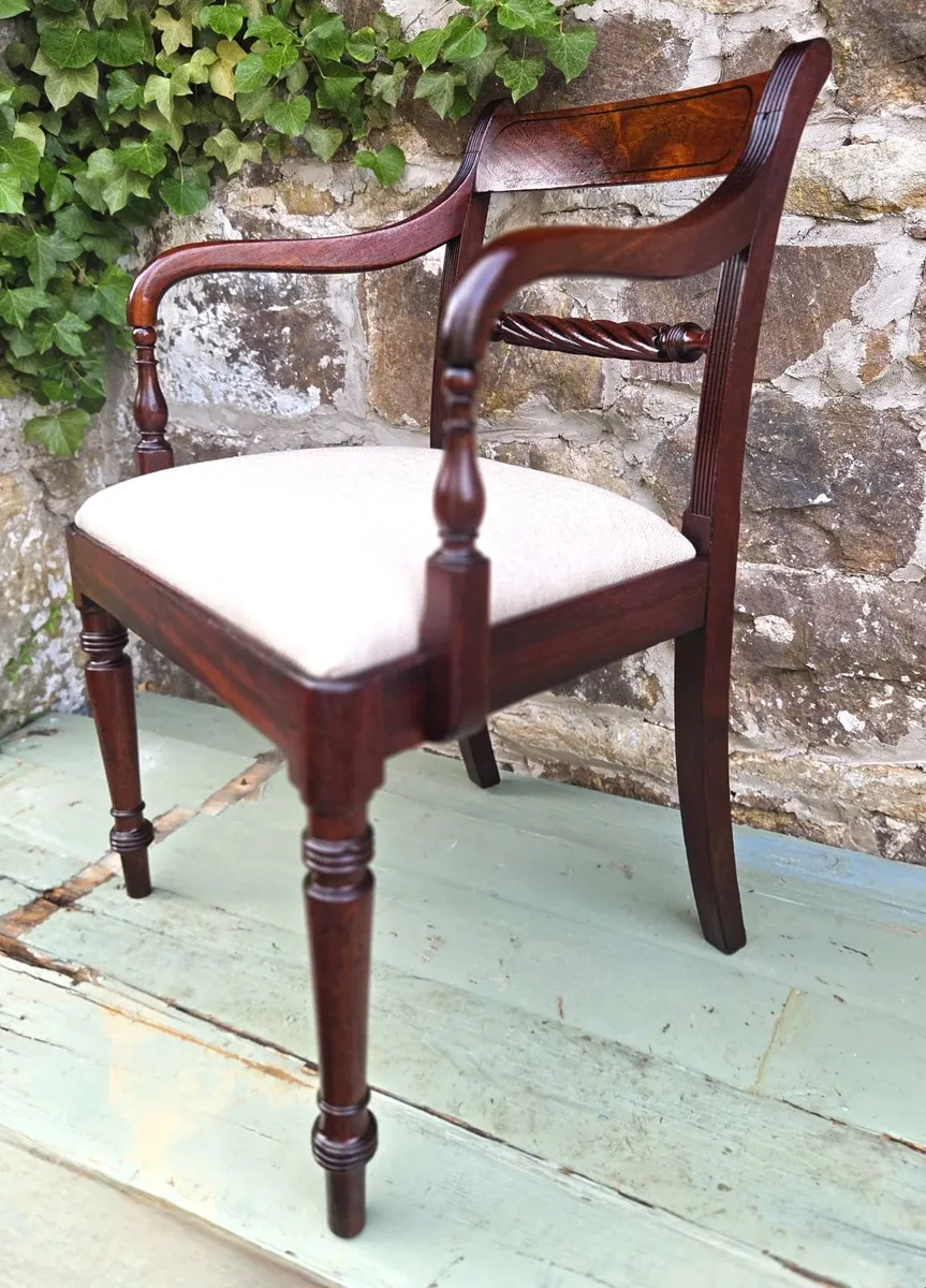 Georgian Mahogany Armchair- Circa 1810 - Image 3