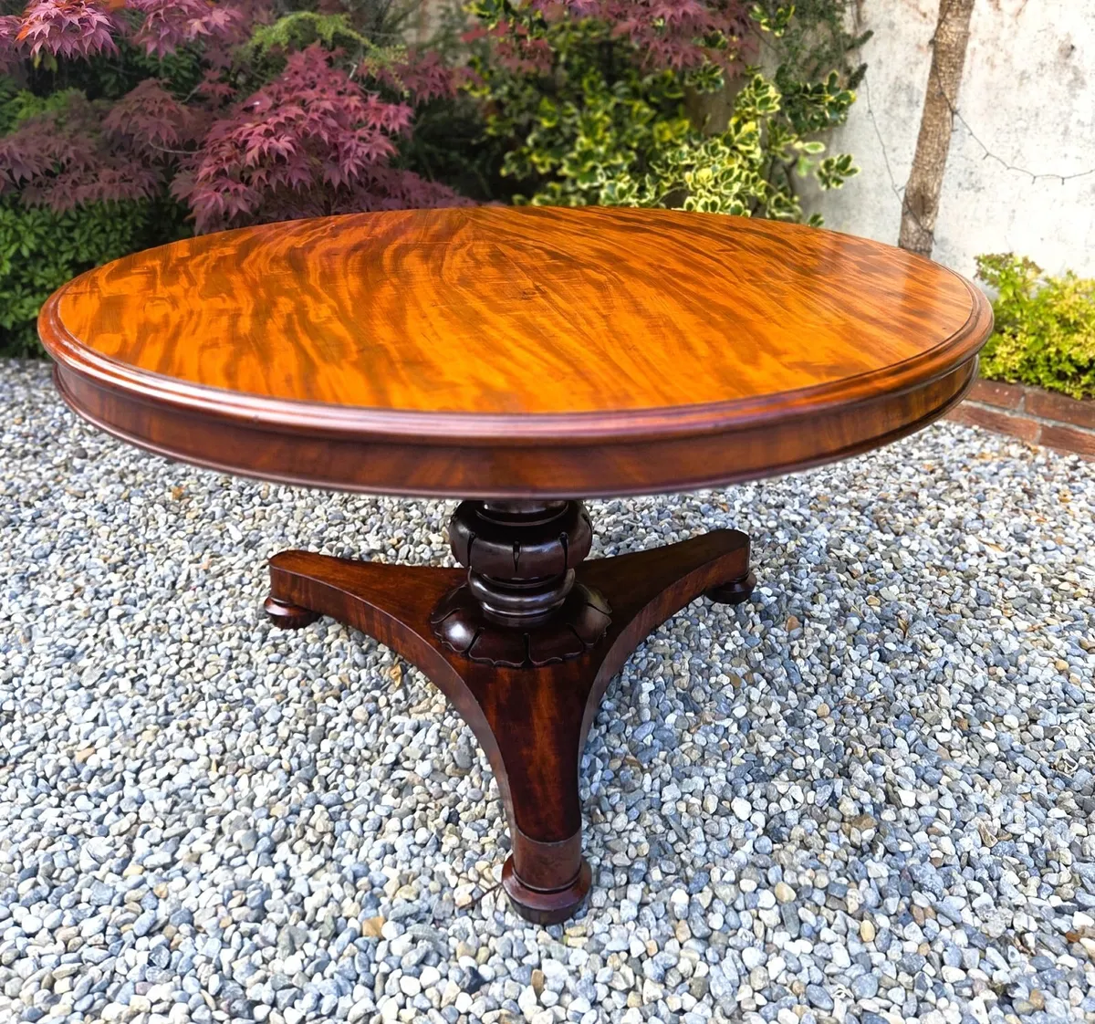 Georgian Mahogany Round Table- Circa 1839 - Image 2