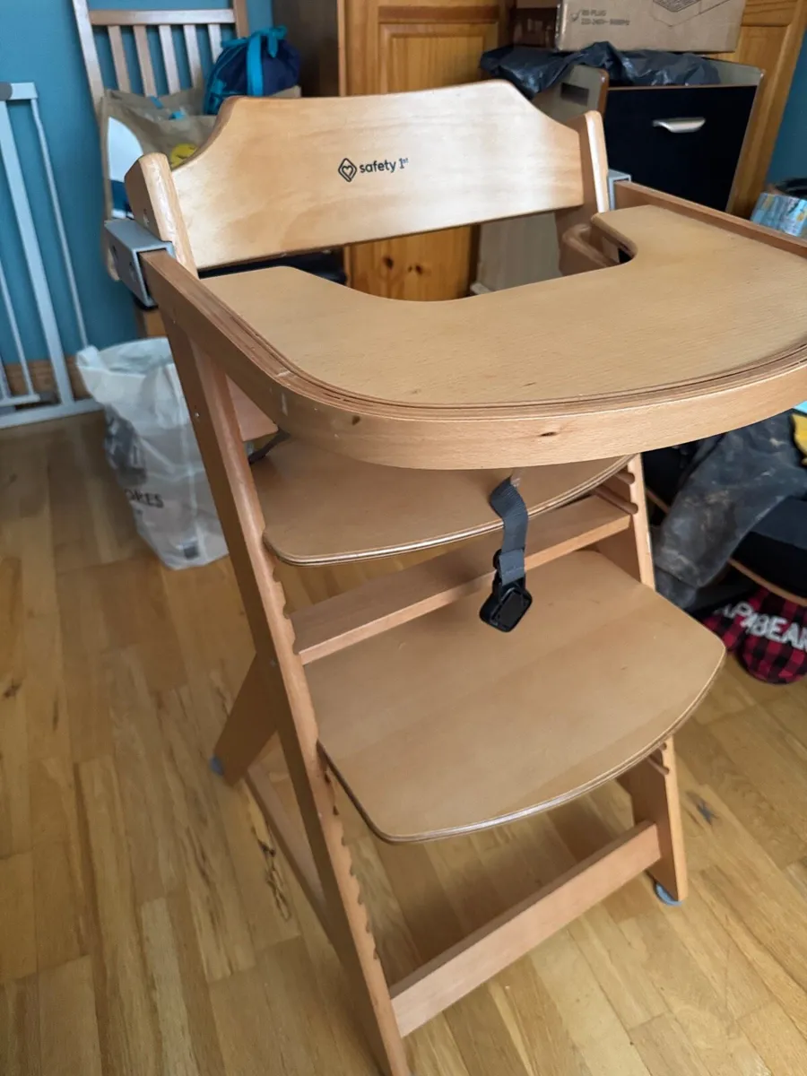 Wooden High chair baby, todler up to 150kg - Image 2