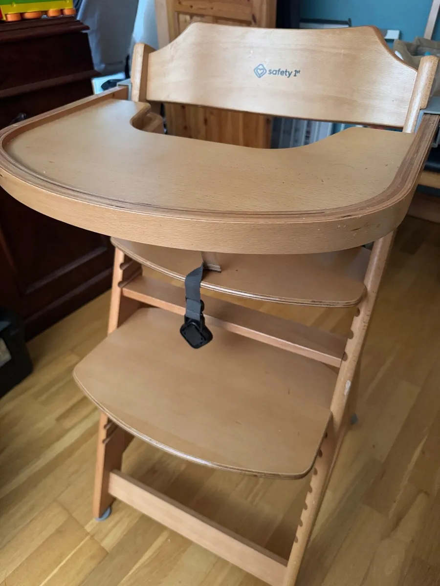 Wooden High chair baby, todler up to 150kg - Image 3